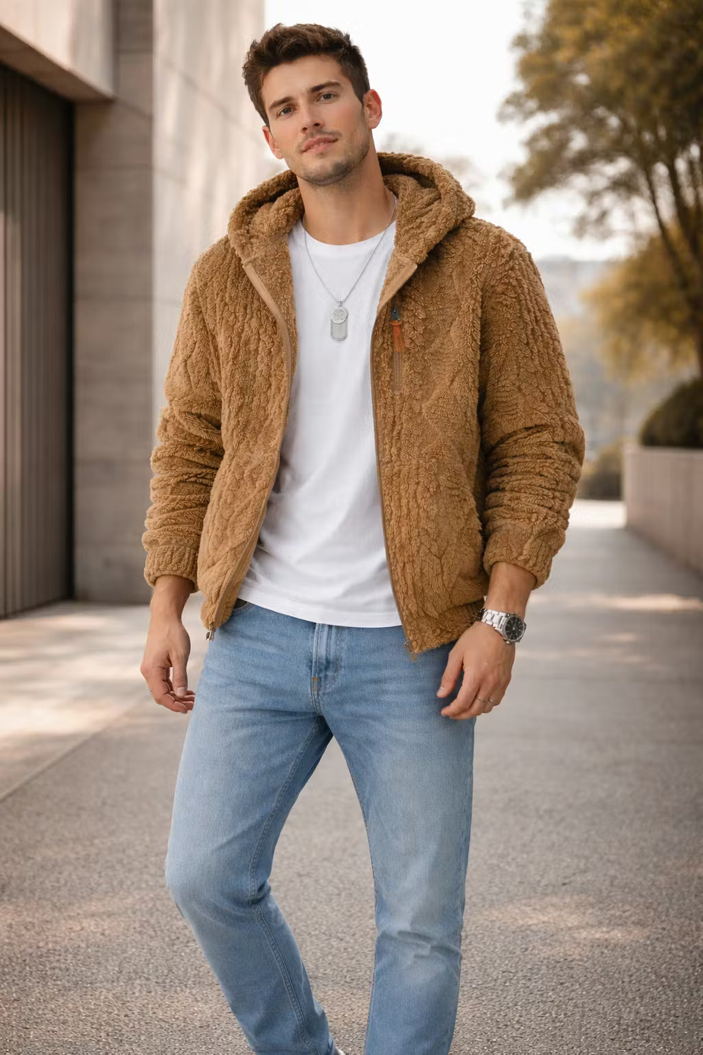 Men’s Fleece-Style Jacket