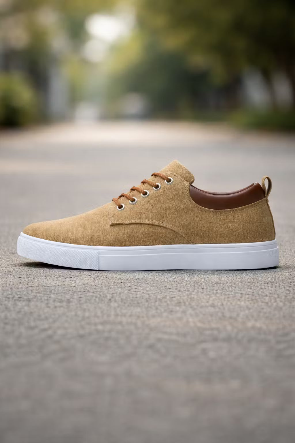 Canvas Lace-Up Street Sneakers