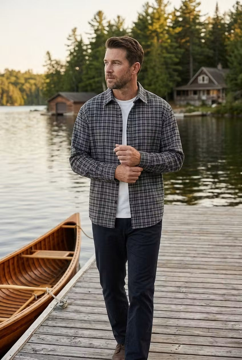 Ashcroft Plaid Overshirt