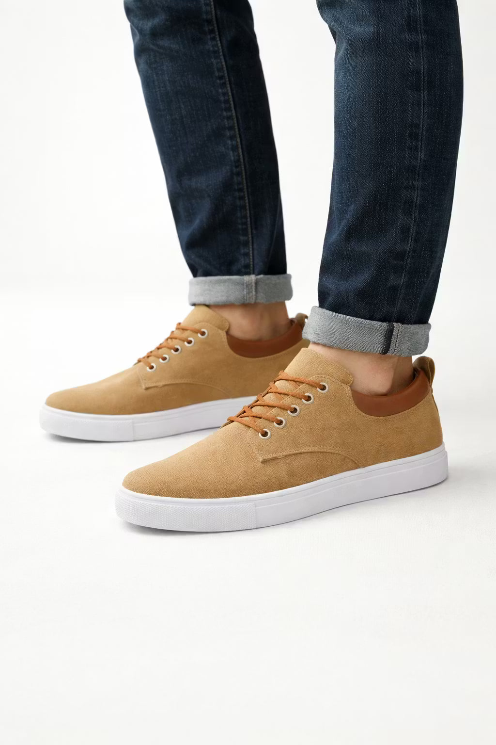 Canvas Lace-Up Street Sneakers