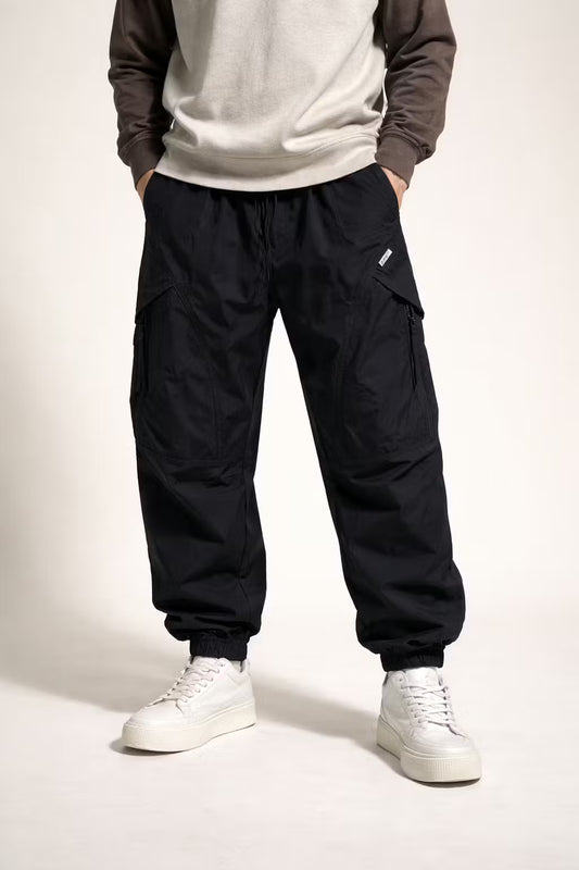 Ridge crinkle cargo broek