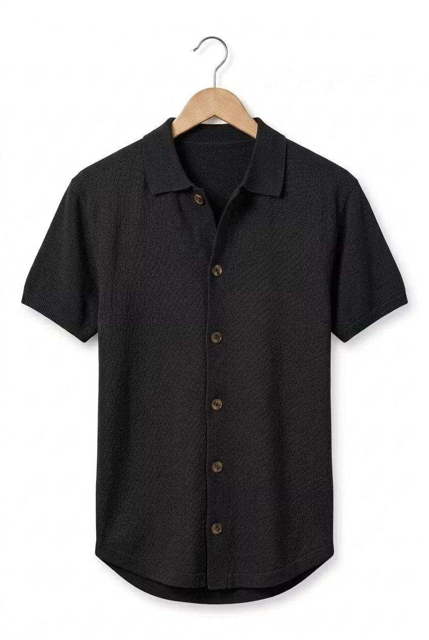 Riverton Textured Knit Polo