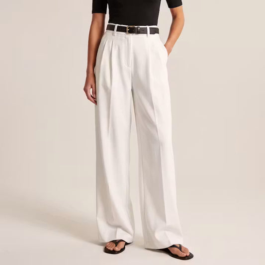 Alder High-Rise Wide-Leg Trousers