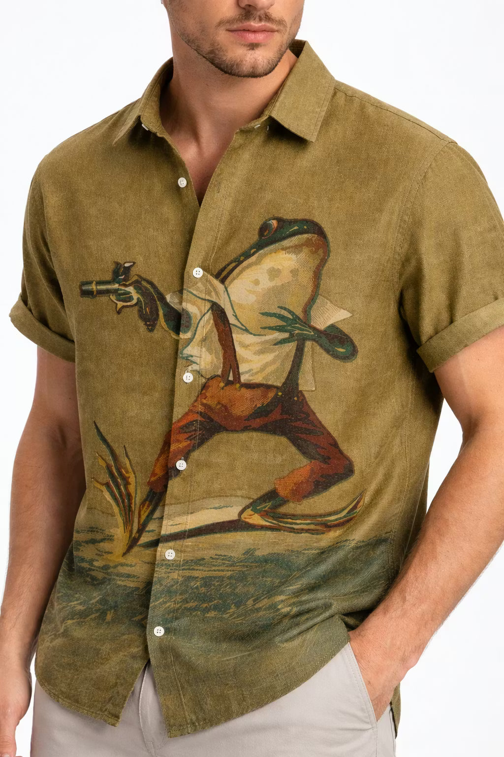 Outlaw Prairie Graphic Woven Shirt