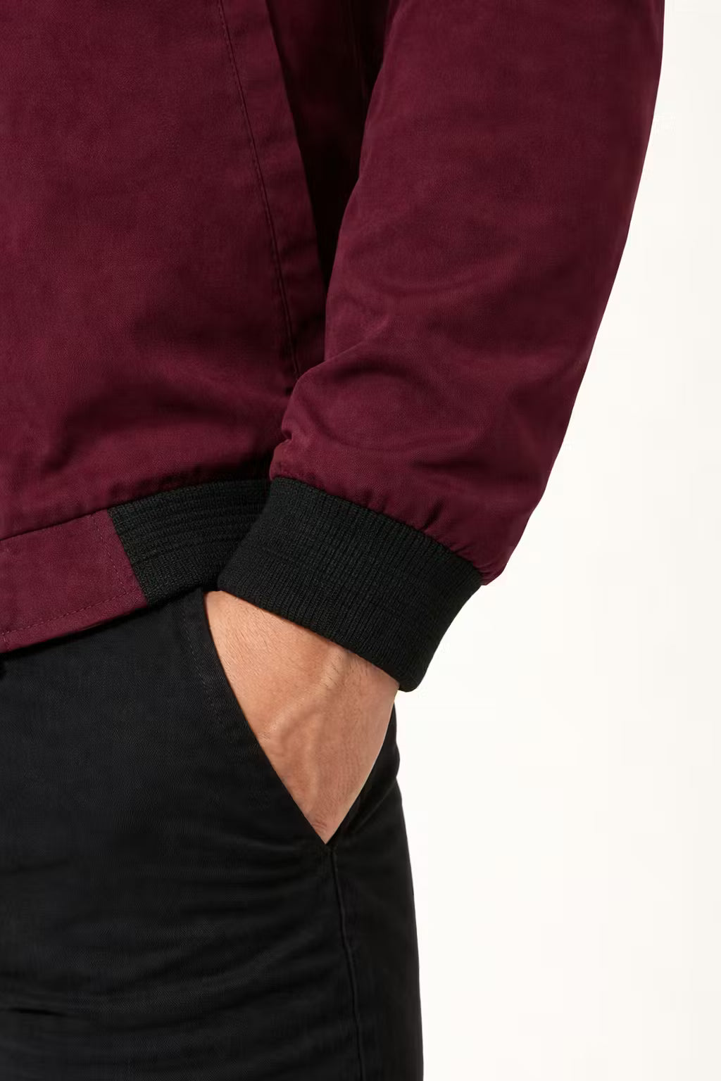 Structured Zip Bomber Jacket