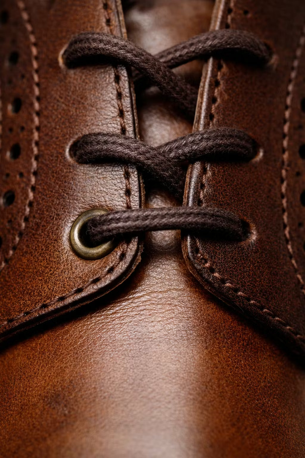 Heritage Wingtip Lace-Up Oxford Shoes