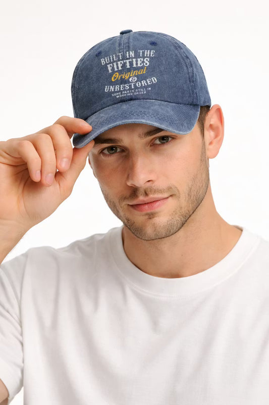 Heritage Fifties Embroidered Denim Cap