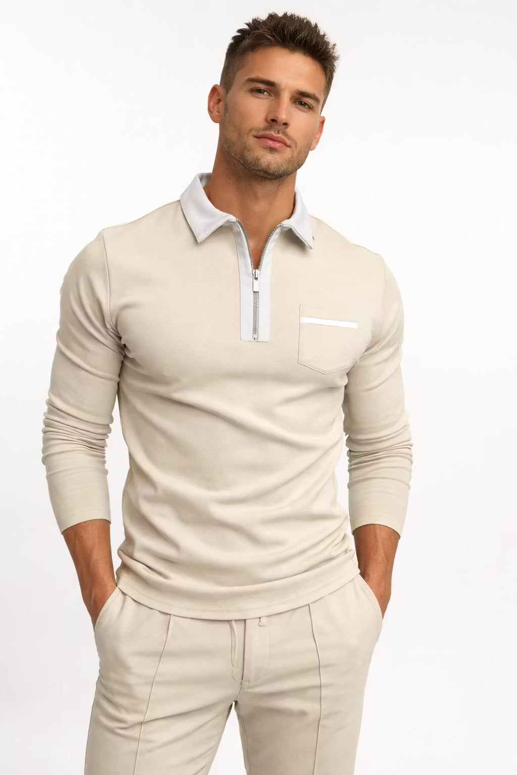 Kingsmere Zip Collar Polo
