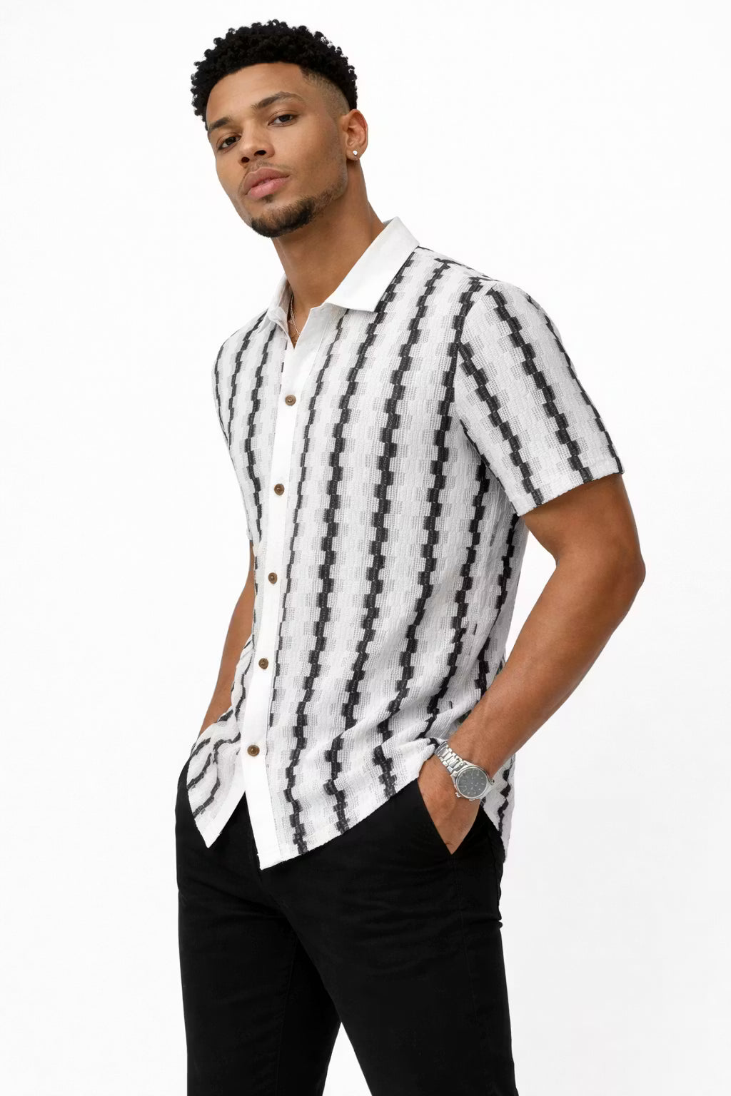 Monarch Textured Knit Shirt