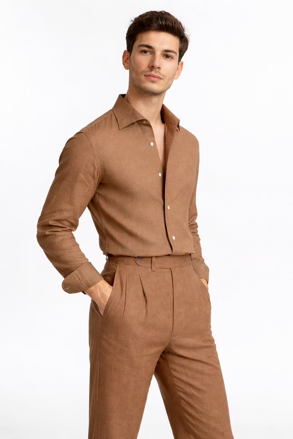 The TerraLoom Linen Overshirt