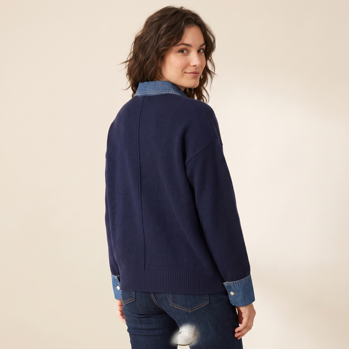 Celeste pullover met prinsessenmouwen