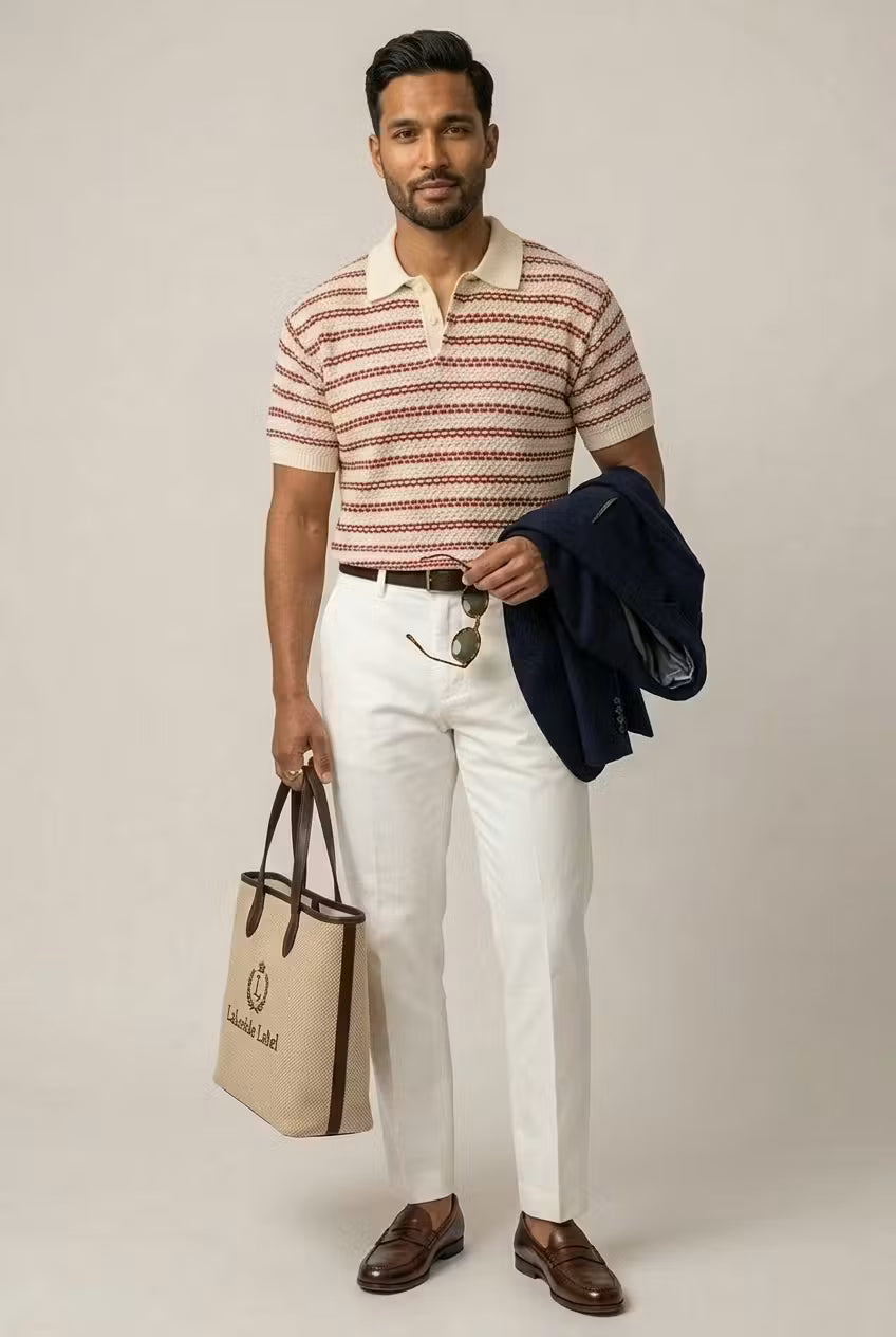 The Ashbourne Crochet Polo