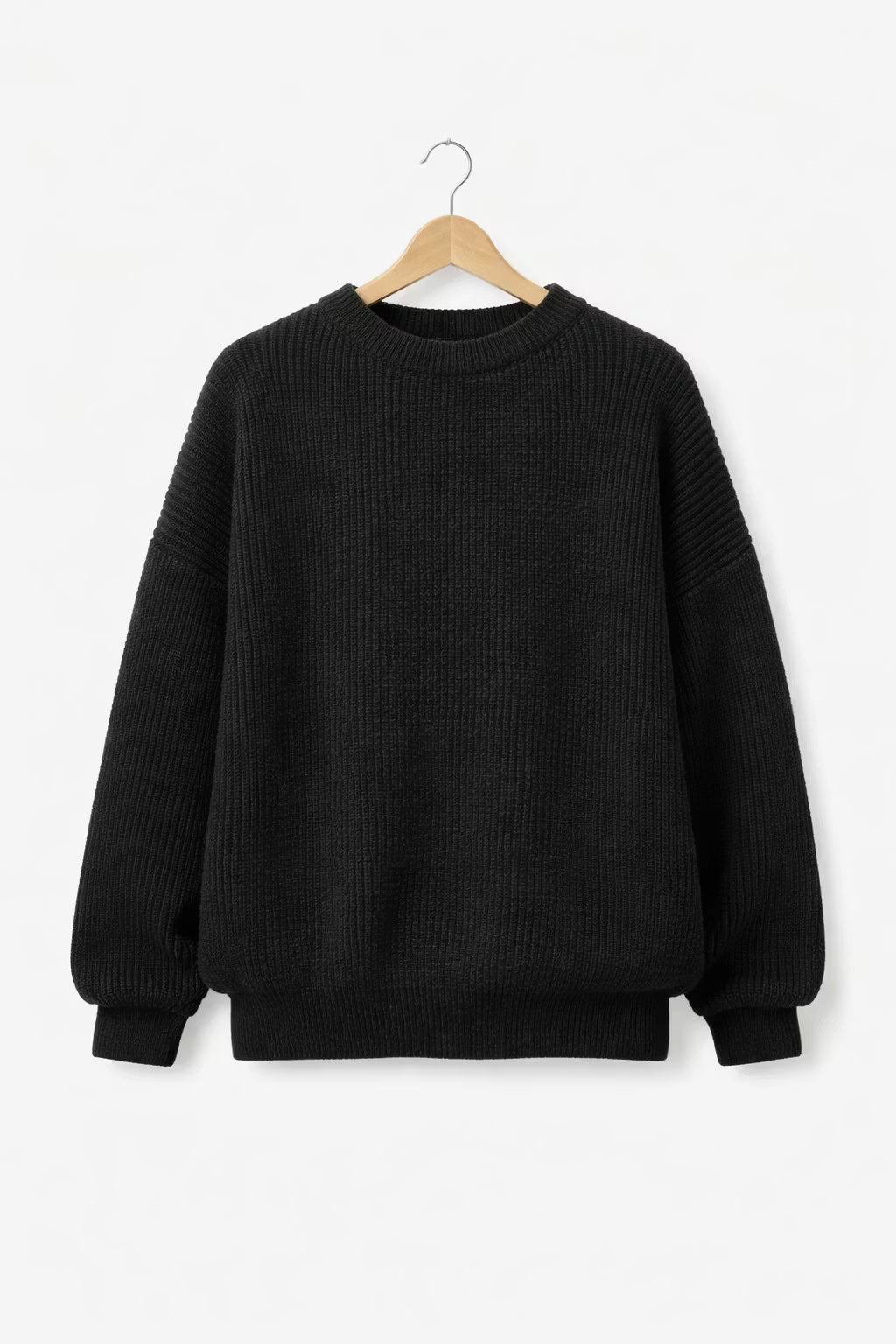 Ribbed Knit Crew