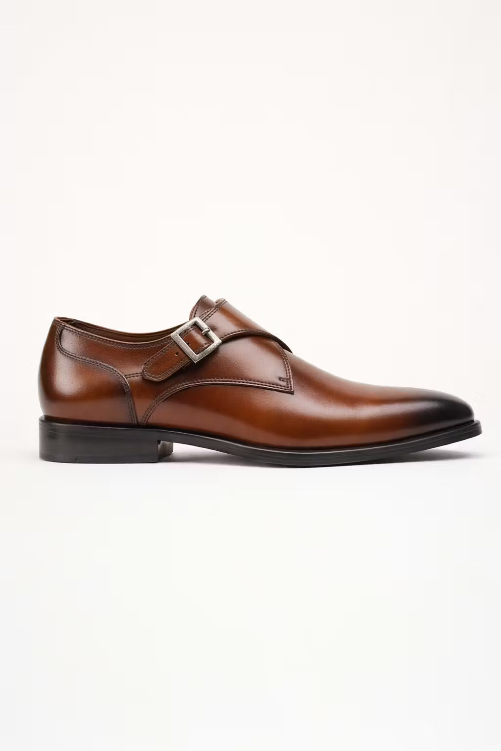 Square Toe Monk Strap Dress Shoes