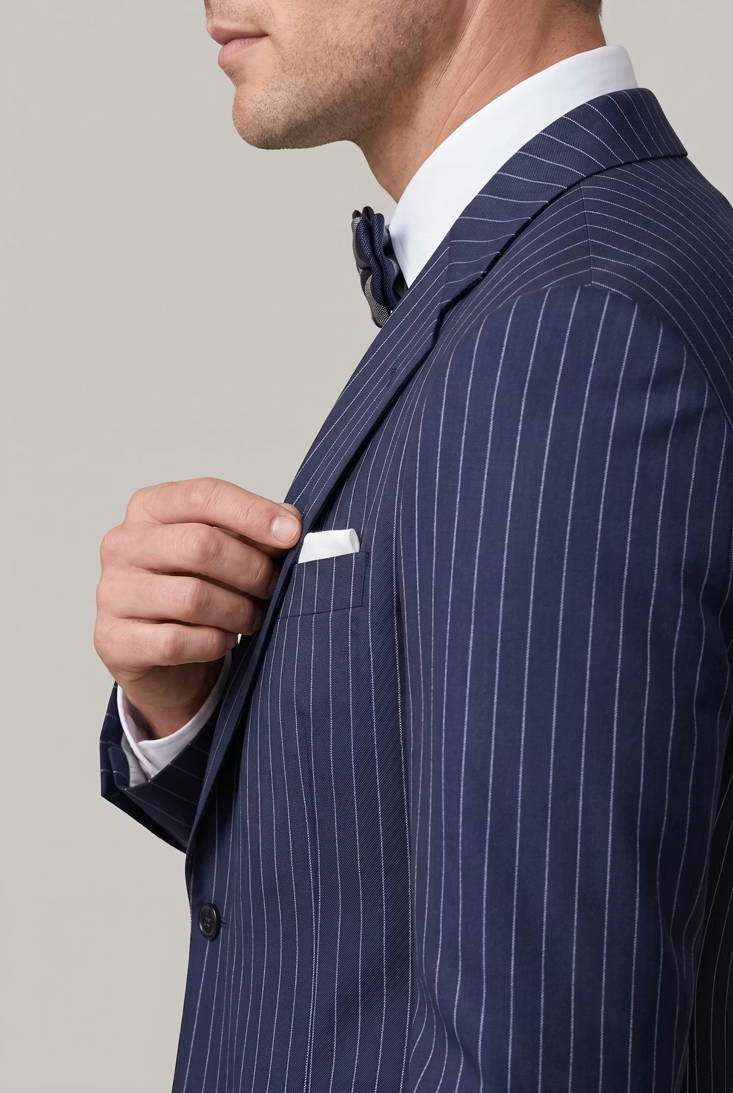 Sterling Pinstripe Three-Piece Suit