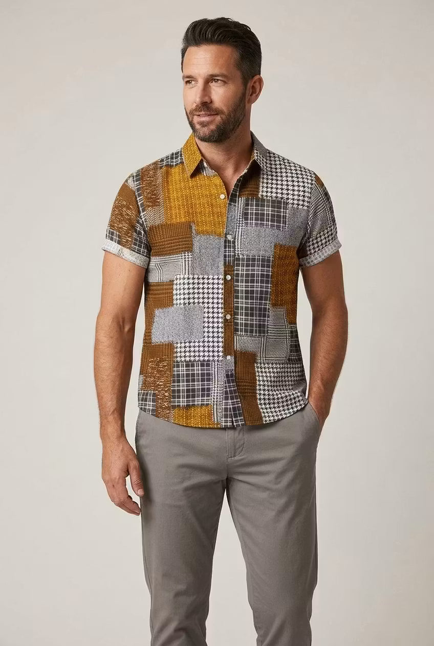 Kingsford Patchwork Camp Shirt