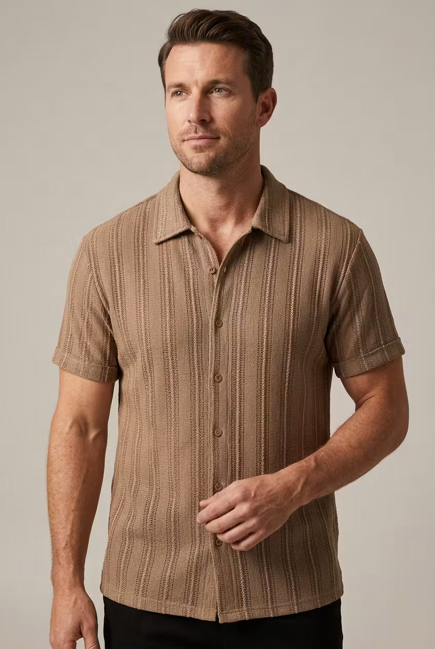 Riviera Open Knit Resort Shirt