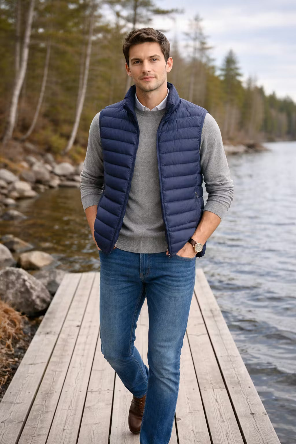 Lightweight Quilted Puffer Vest