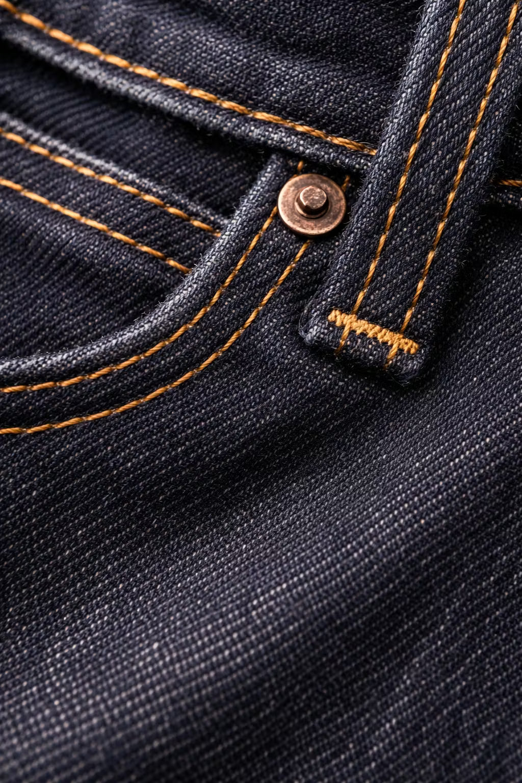 Dark Indigo Straight Taper Denim Pant