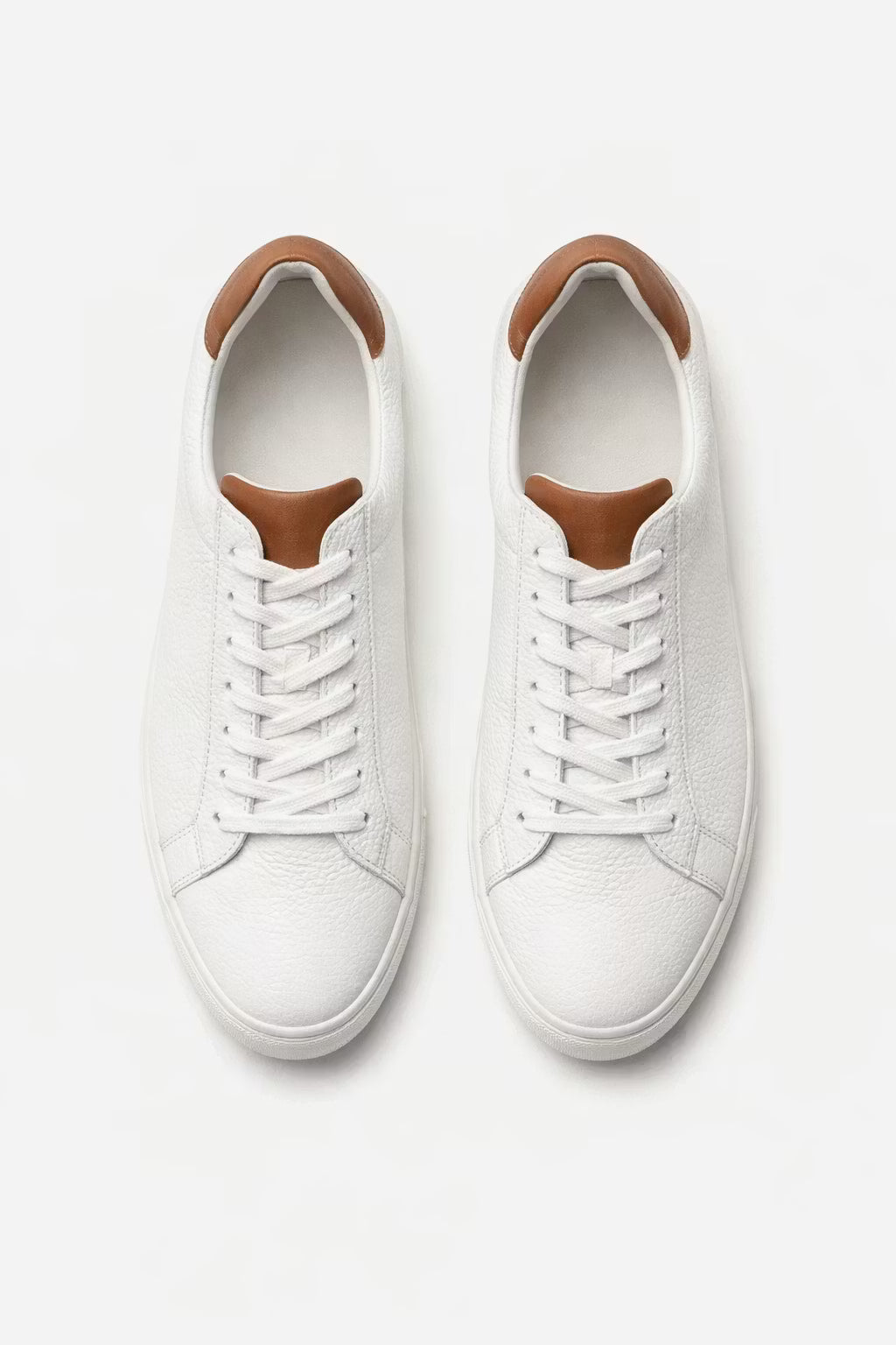 Textured Low-Top Lace-Up Sneakers