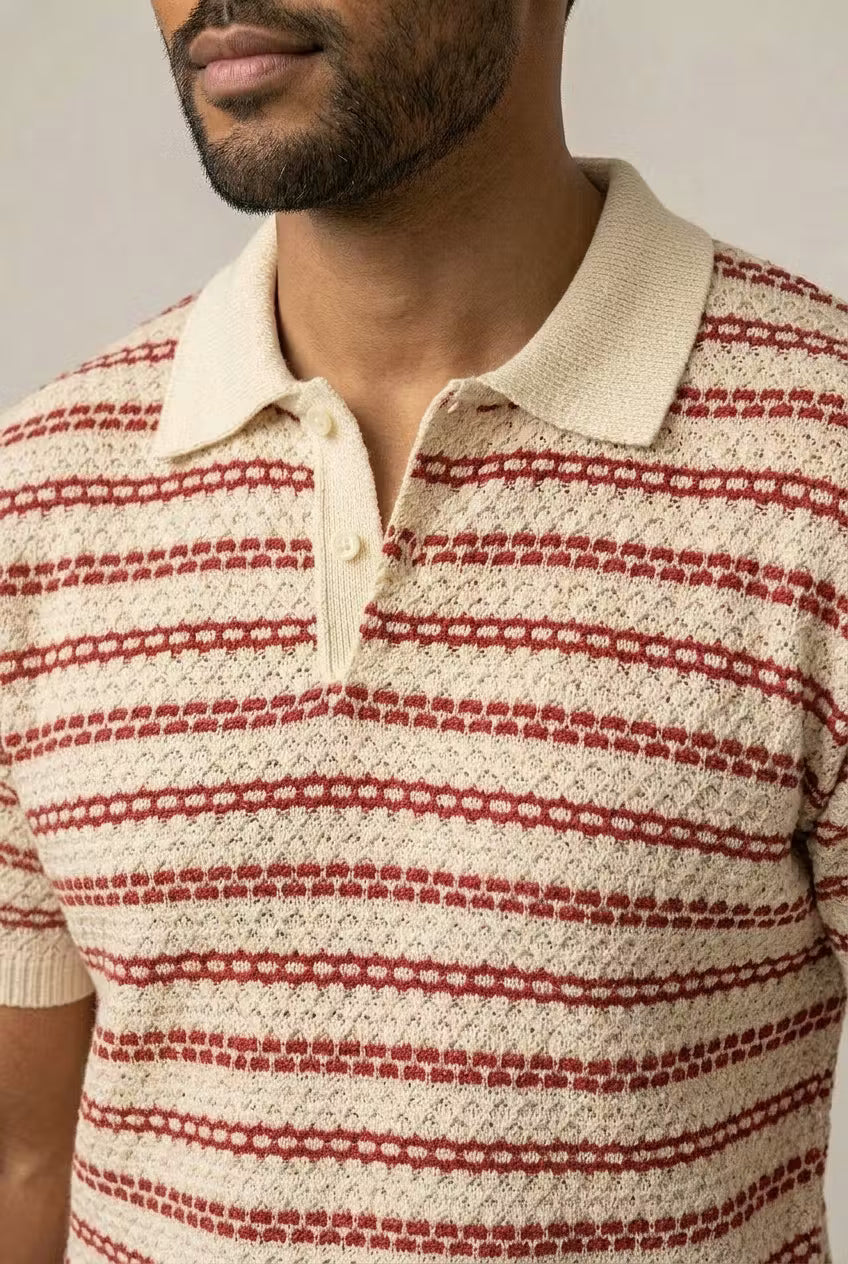 The Ashbourne Crochet Polo