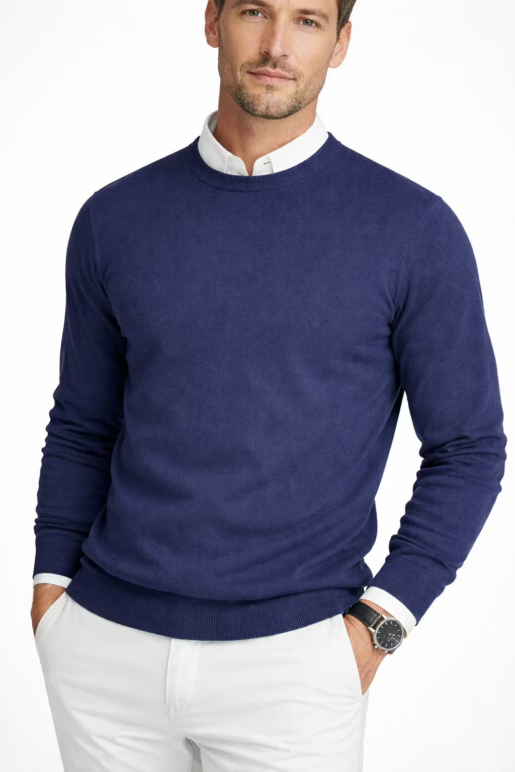 Refined Crew Knit Sweater