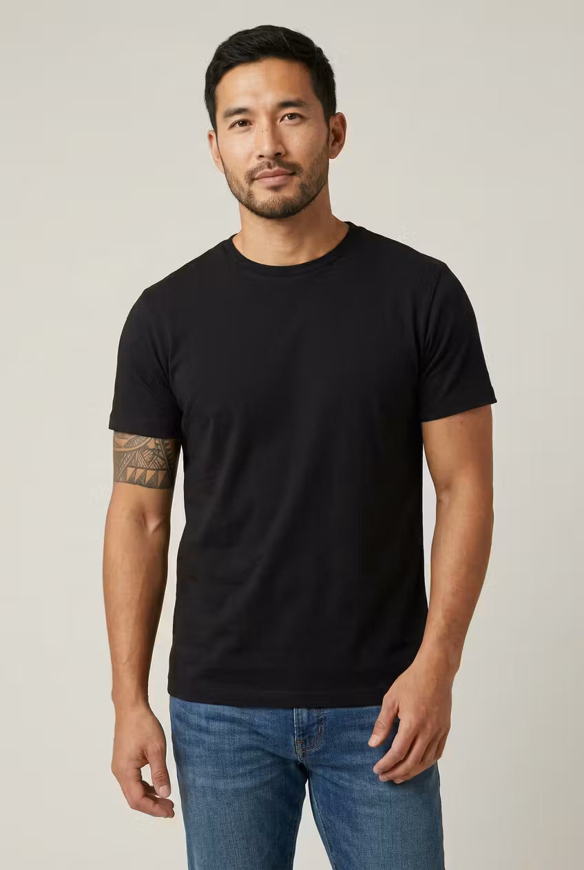 Essential Black Crew Neck T-Shirt