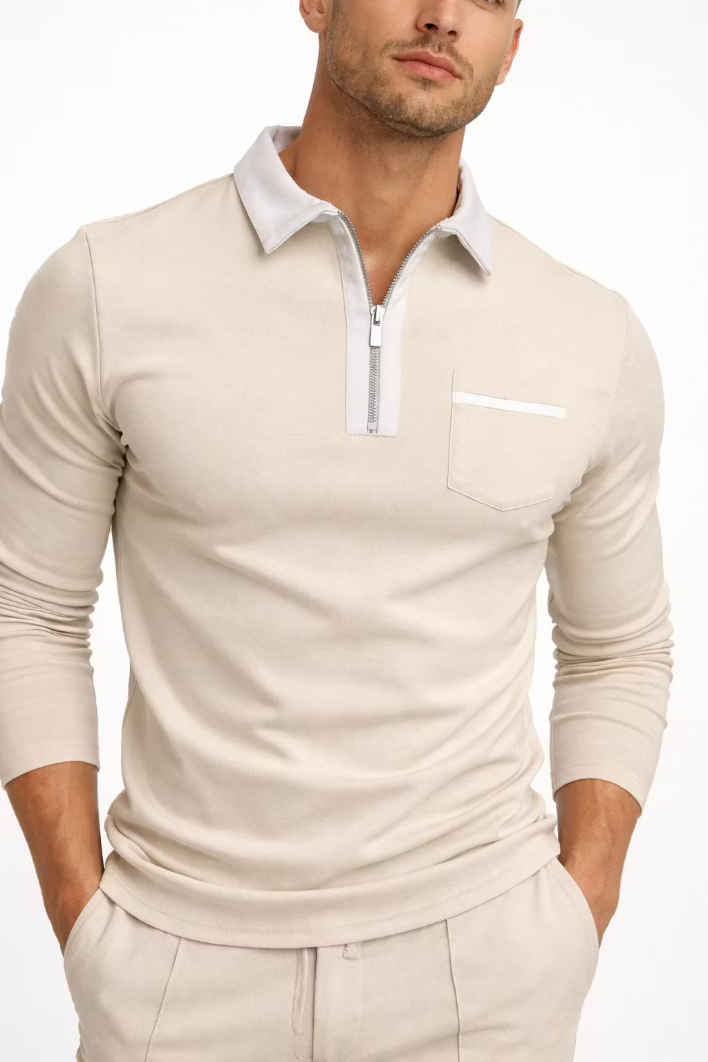 Kingsmere Zip Collar Polo