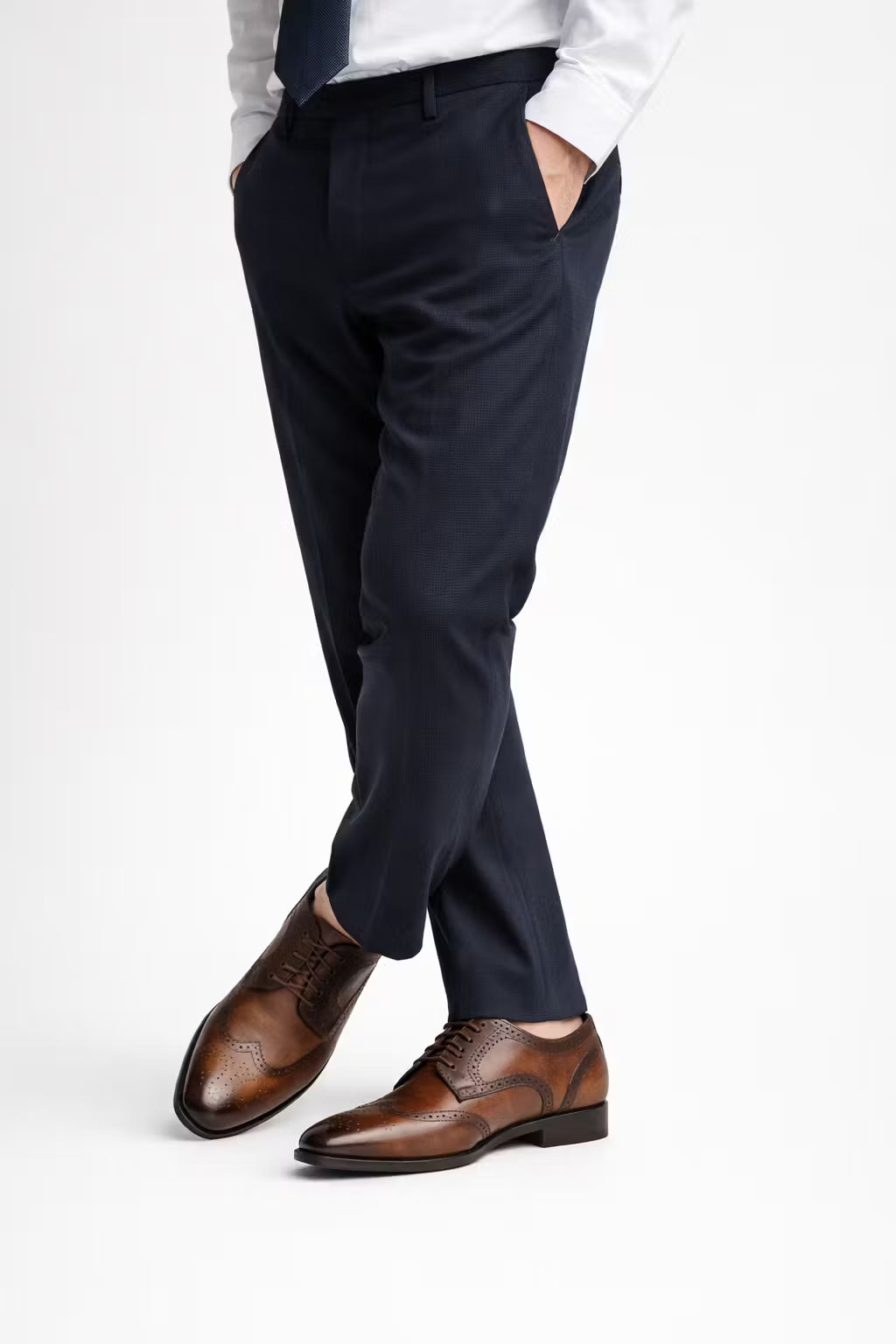 Heritage Wingtip Lace-Up Oxford Shoes