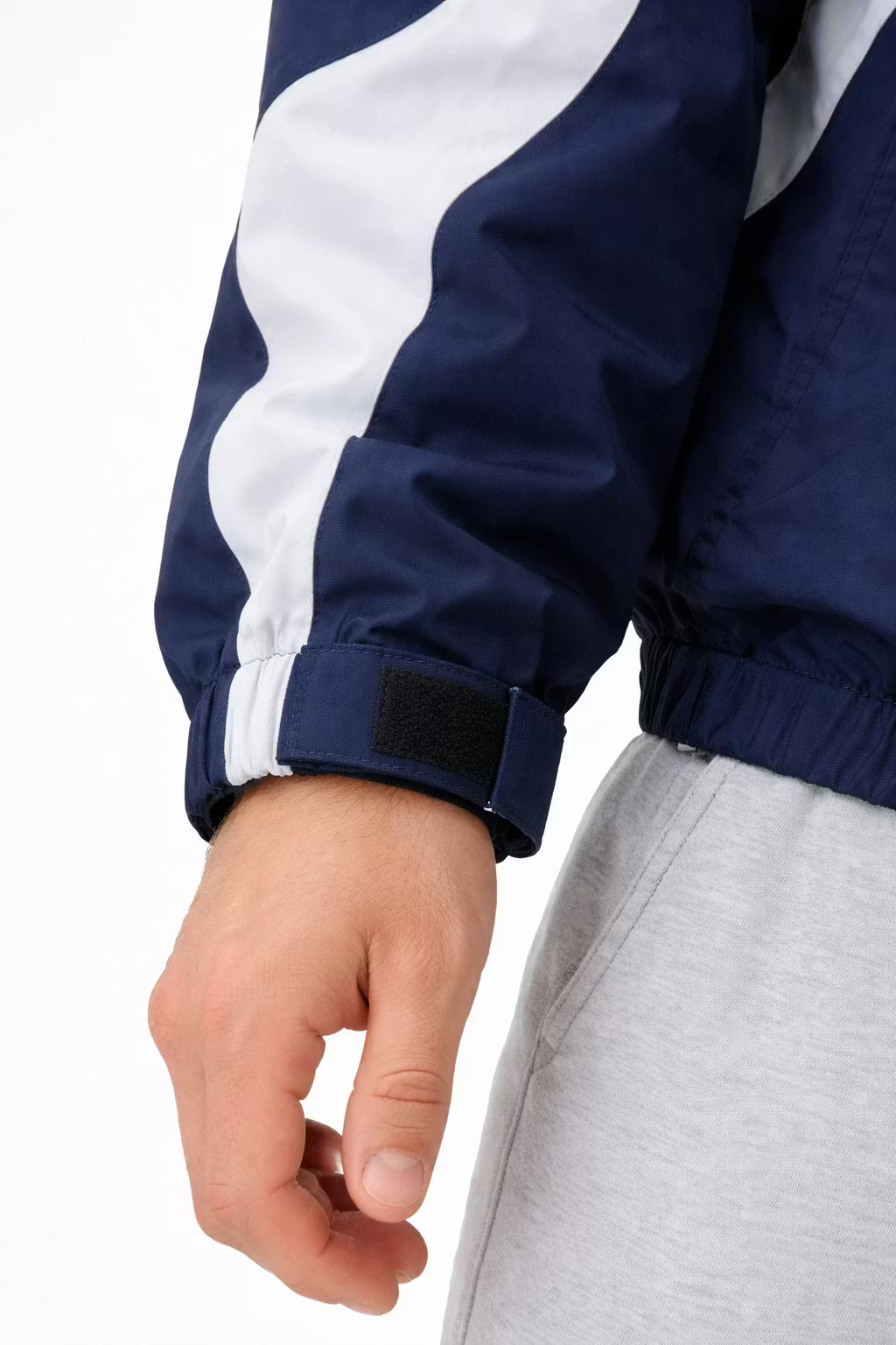 The Glacier Panel Crinkle Track Jacket