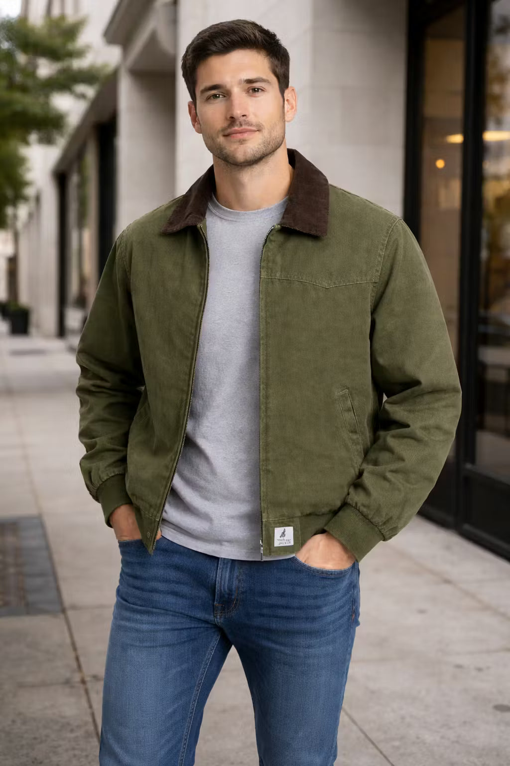 Evergreen Ridge Quilted Utility Jacket