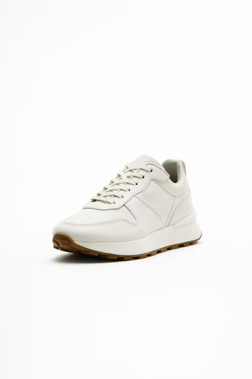 Minimal Panel Low-Top Sneakers