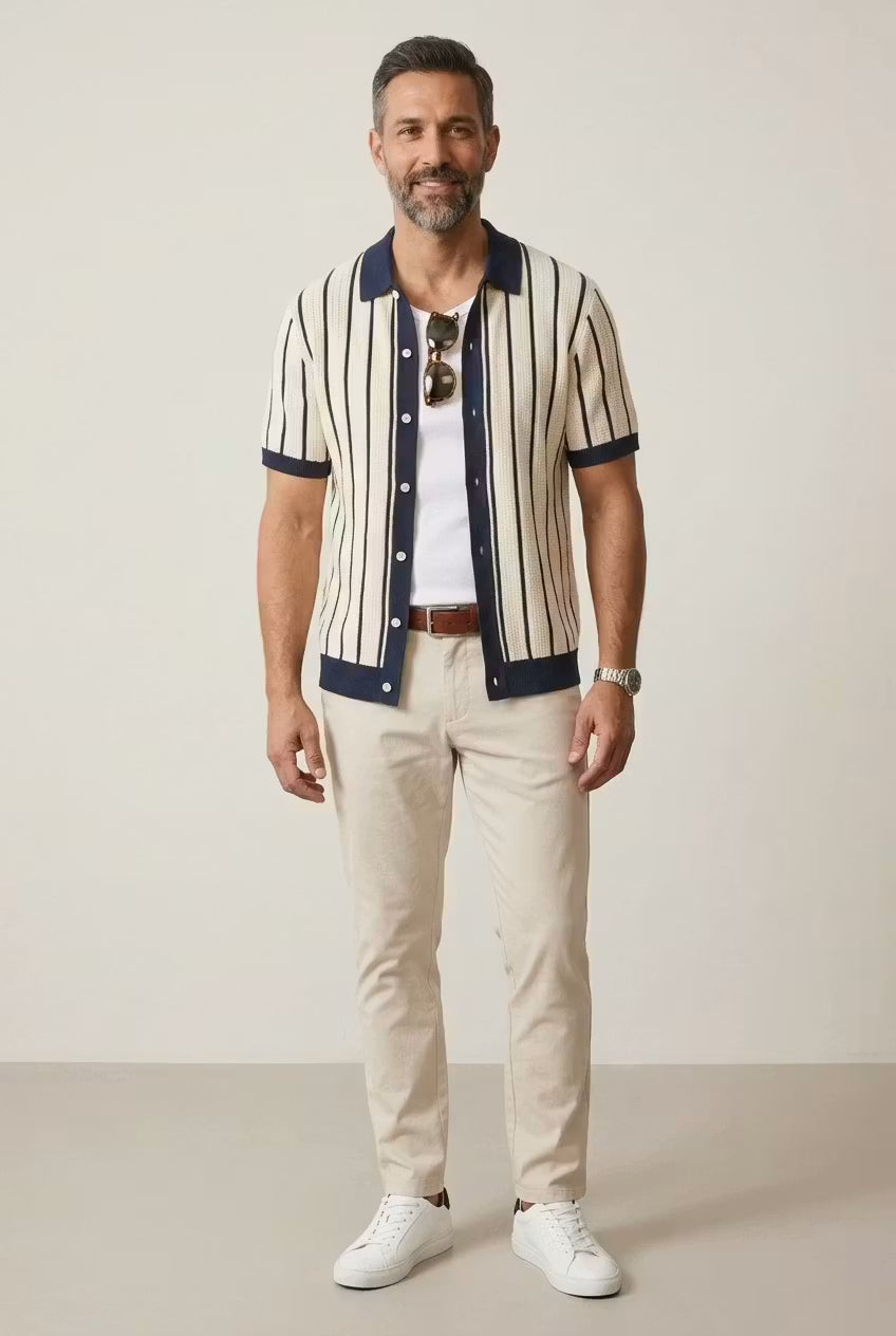 The Whitmore Stripe Polo