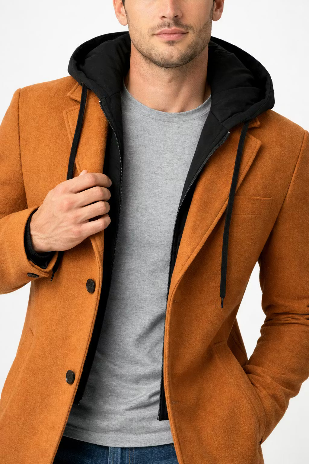 Maple Ridge Hooded Overcoat