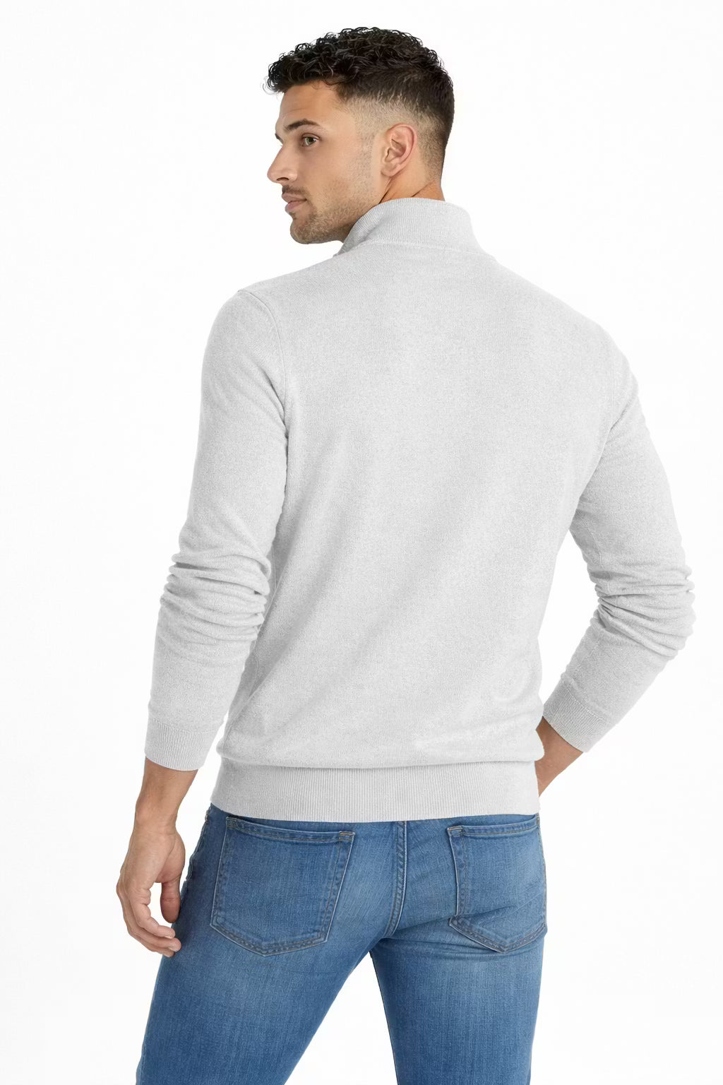 Half-Zip Knit Pullover