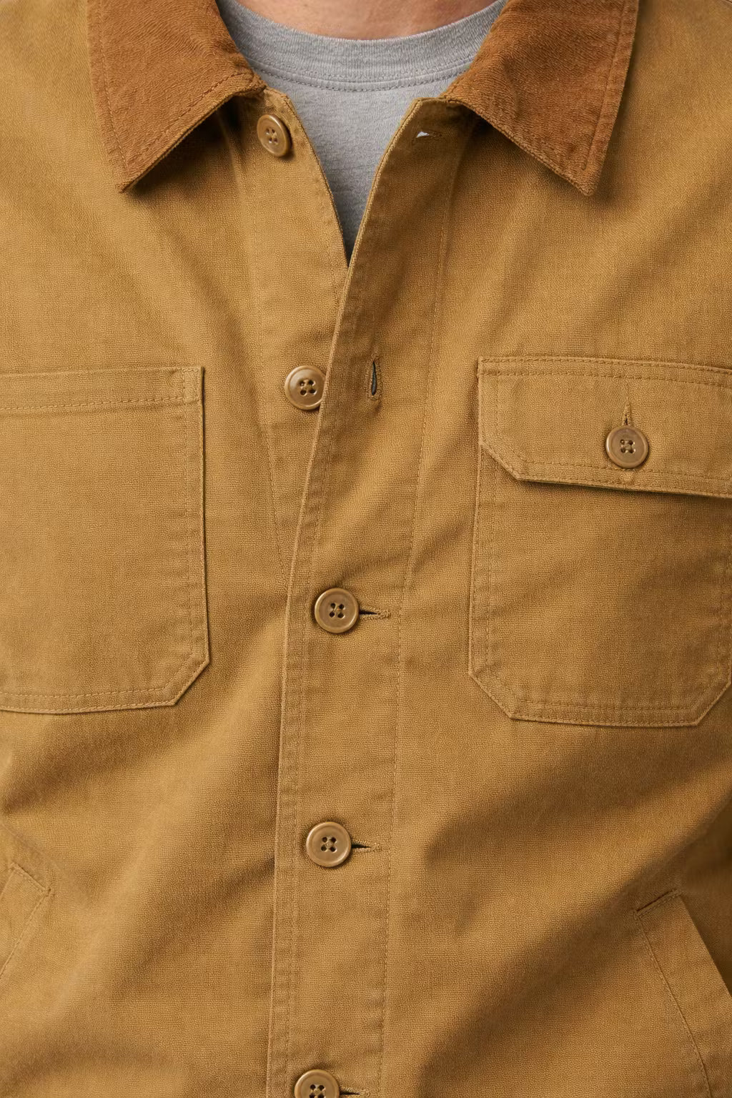 Cord Collar Chore Jacket