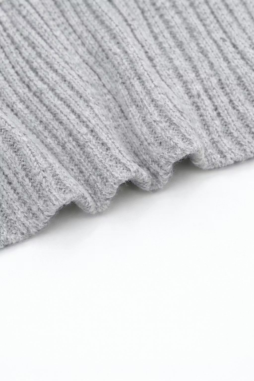 Ribbed Shawl Collar Cardigan