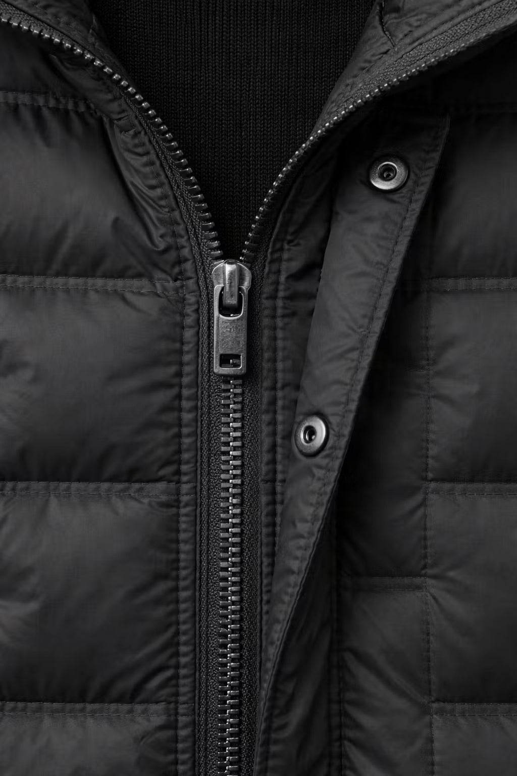 Midnight Alpine Quilted Hooded Jacket