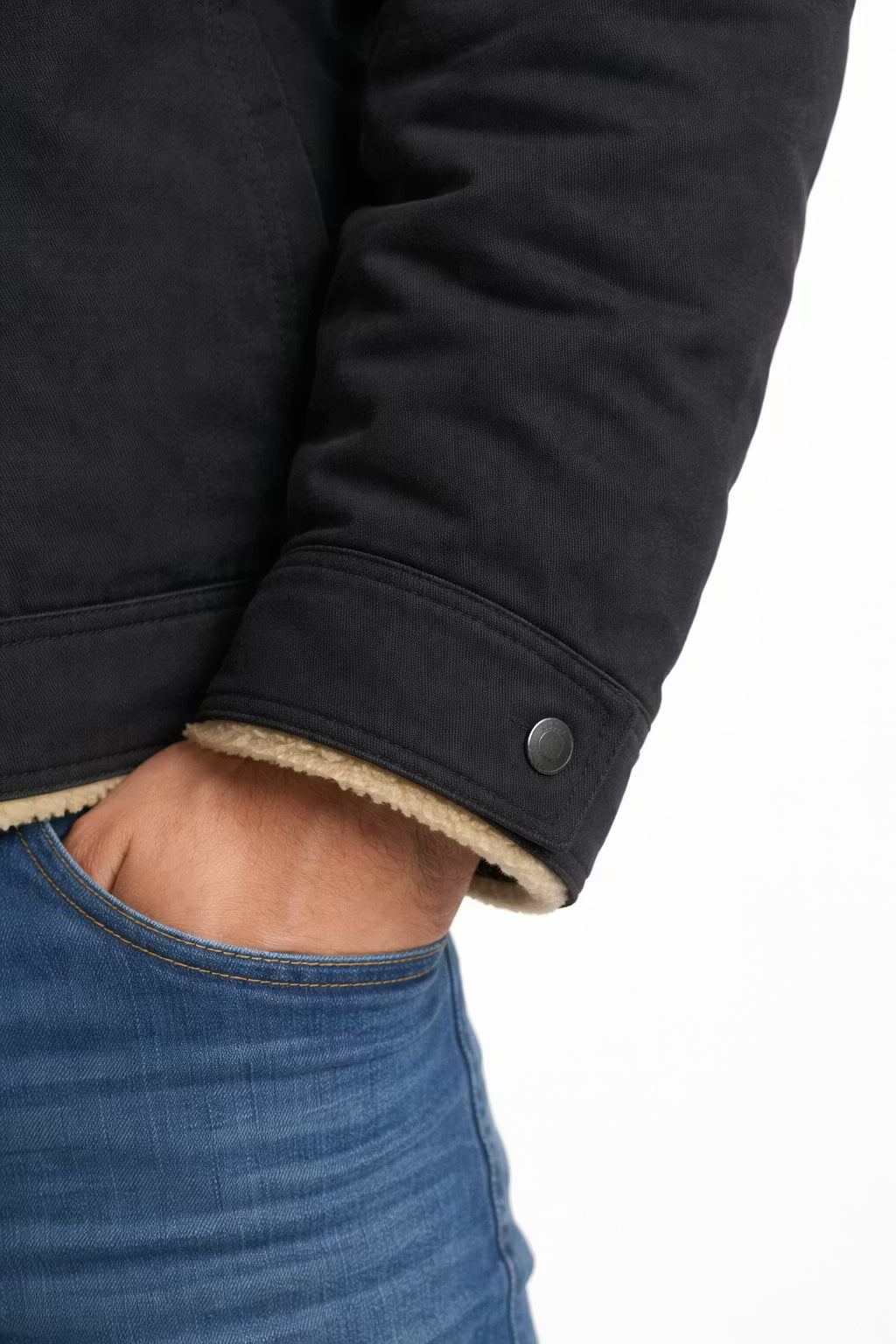 Men’s Sherpa Collar Jacket