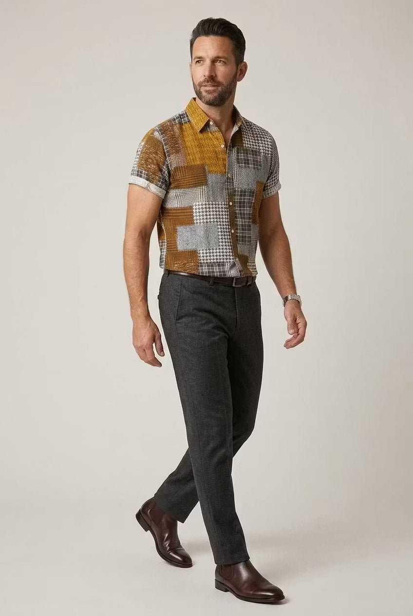 Kingsford Patchwork Camp Shirt