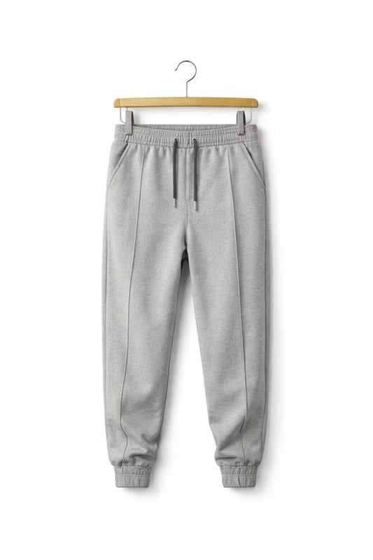 Taper fit joggingbroek met manchetten