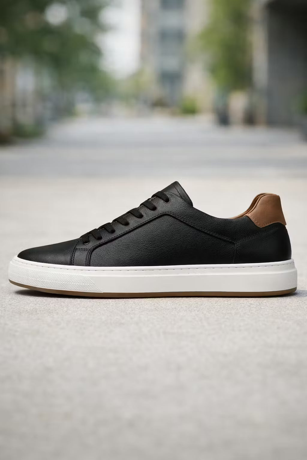 MetroCore Leather Panel Lace-Up Sneakers