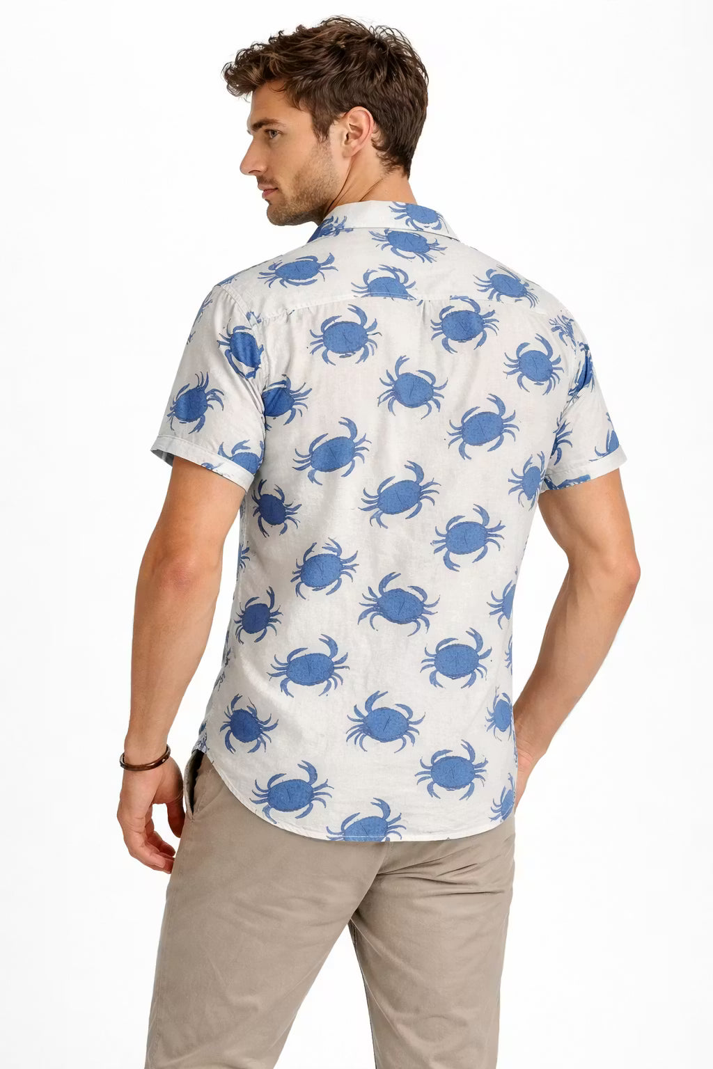 Nautica Crab Print Woven Shirt