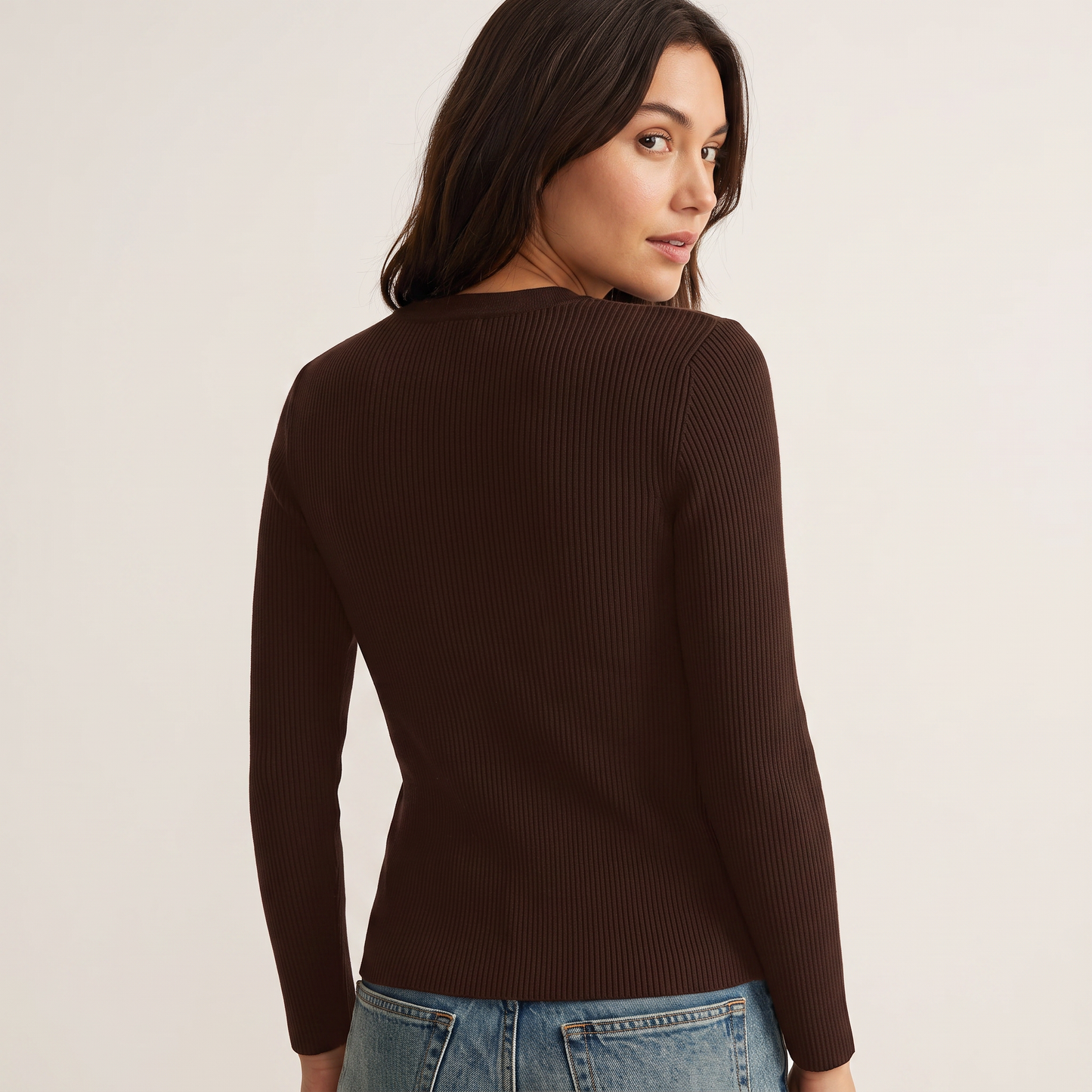 Cove donkerbruin vest