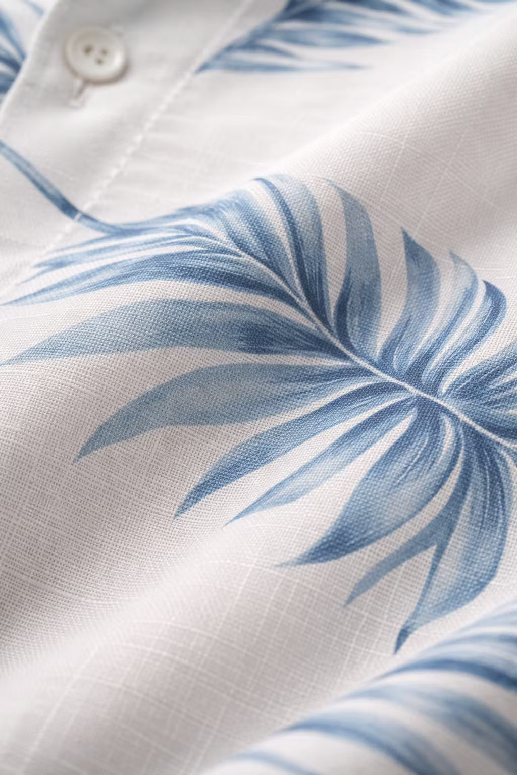 Palm Print Resort Shirt