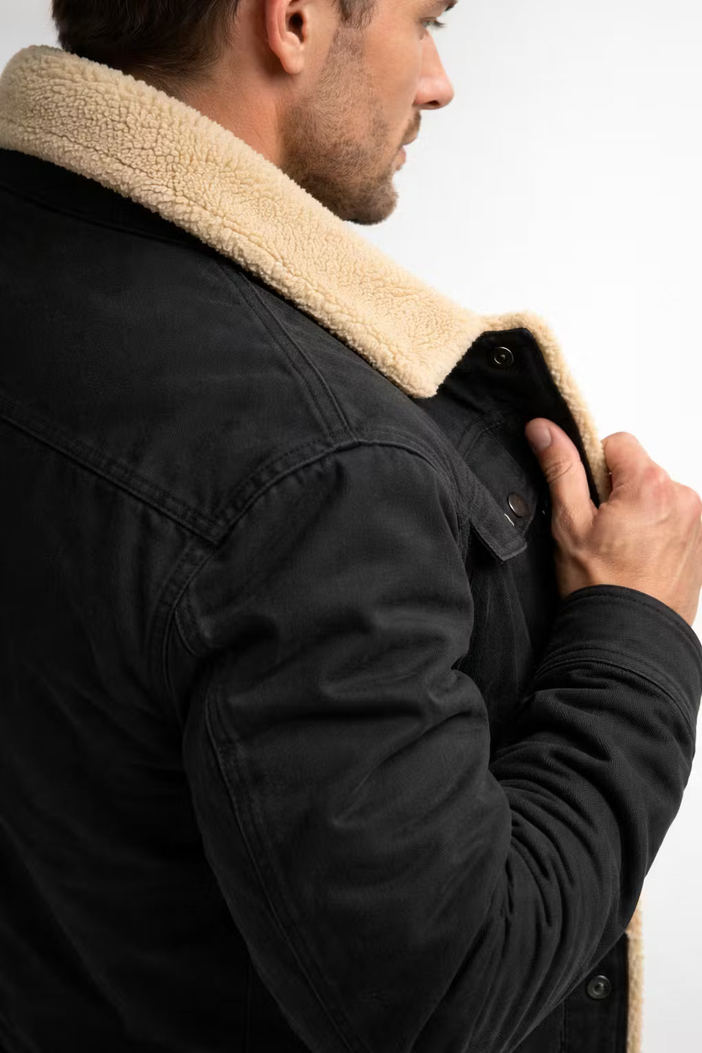 Men’s Sherpa Collar Jacket