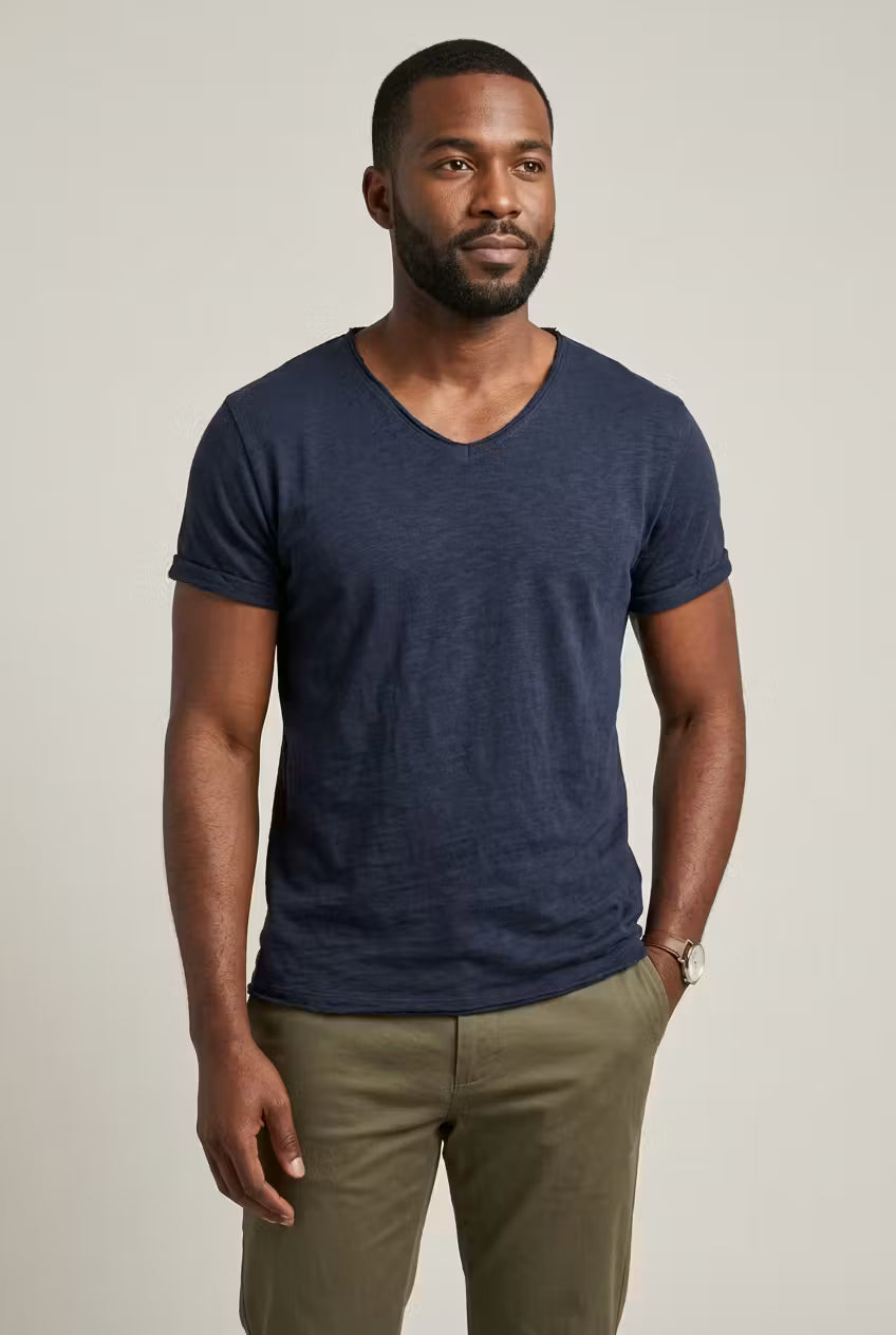 Bennett Slub V-Neck Tee
