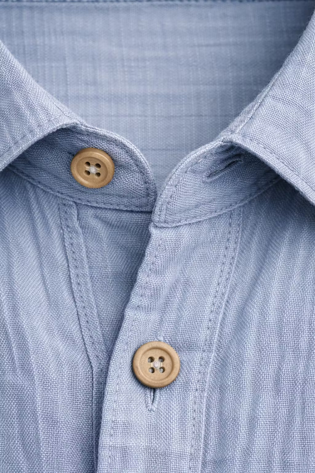 Men’s Linen Home Button Shirt