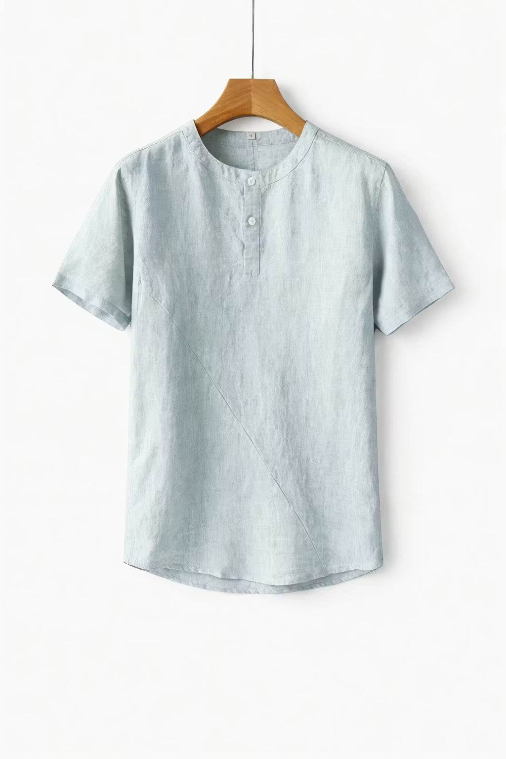 Men’s Linen Home Henley Shirt