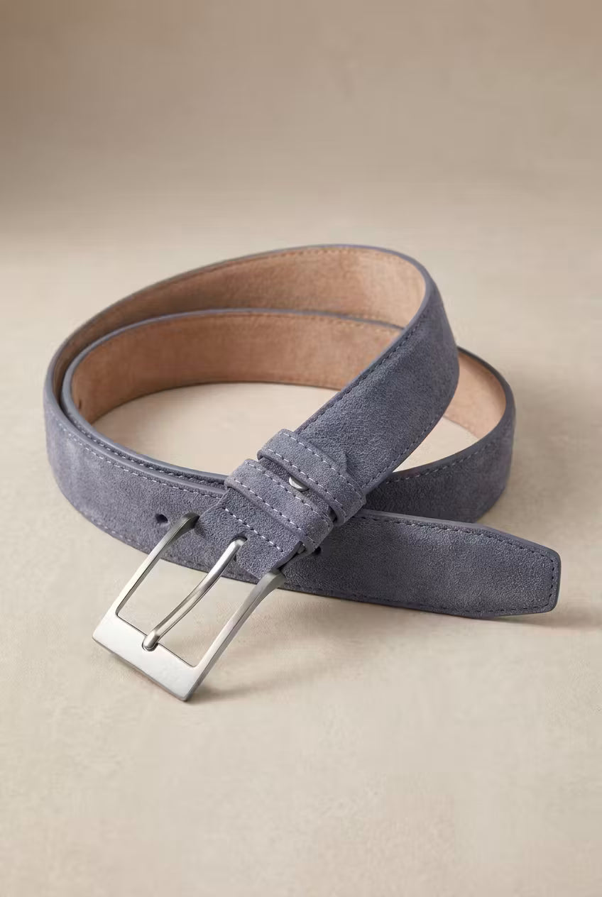 Westbrook Suede-Texture Belt